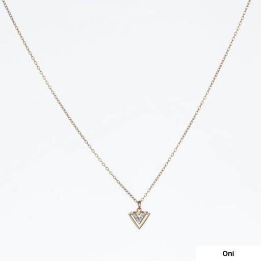 Oni - Collier en Acier Inoxydable avec Pendentif à Ornements 